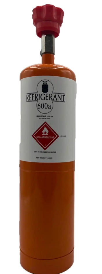 thumbnail image 2 of Enviro-Safe R-600a Refrigerant – 6 Oz Inverted Piercing Can – Case Of 3, White 2 of 2