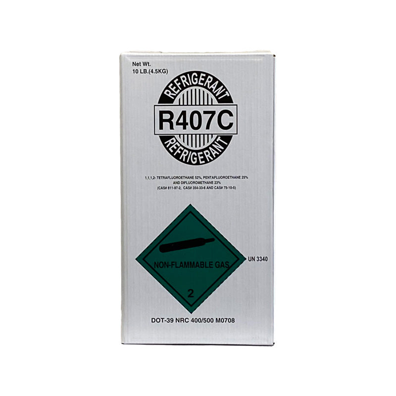 R-407C Refrigerant 10 lb. cylinder