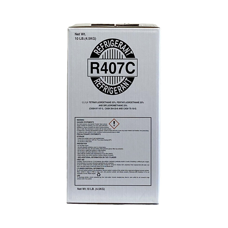 R-407C Refrigerant 10 lb. cylinder