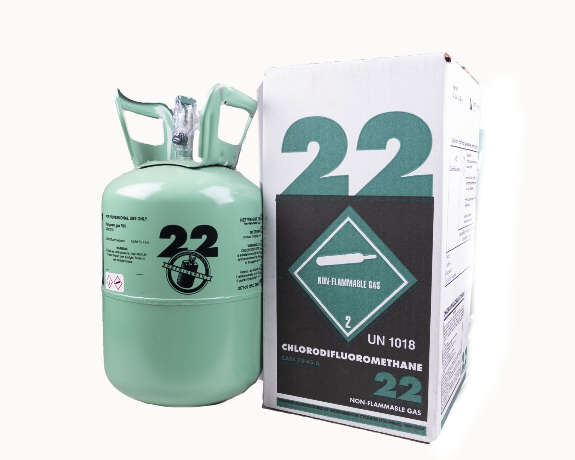 R-22 Refrigerant 10 lb. cylinder